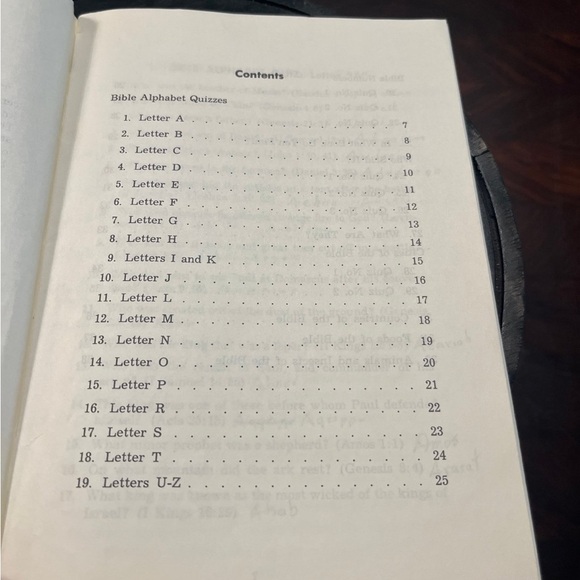 Old Vintage “Quickie Quizzes” from the Bible - Picture 5 of 5